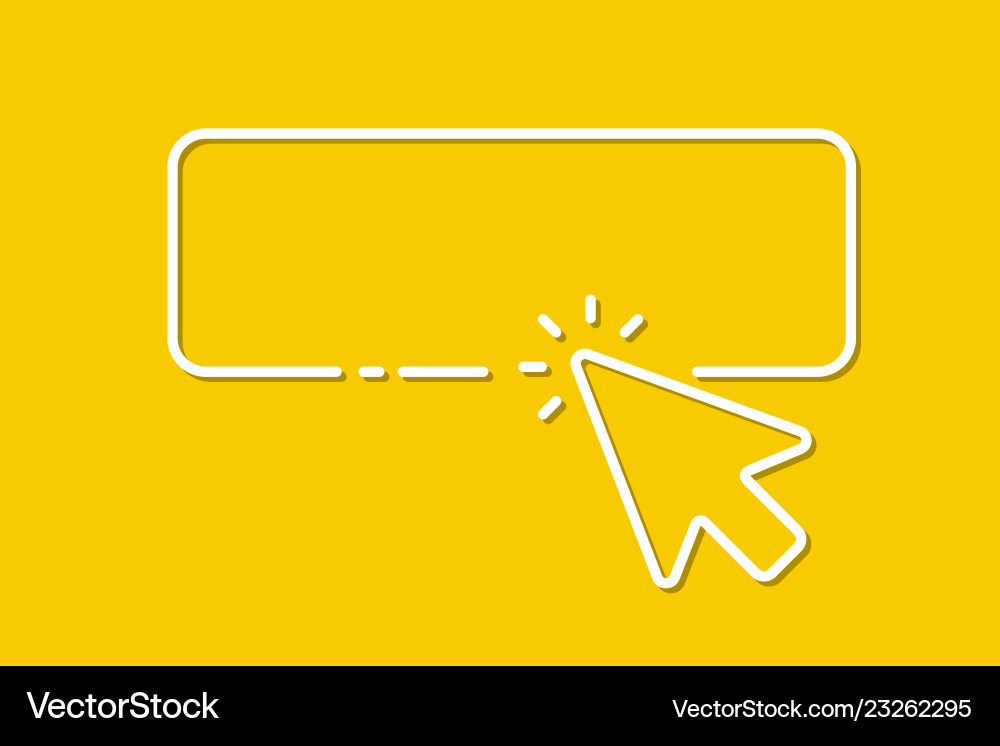 Cursor of the computer mouse clicks Cursor of the computer mouse clicks vector image