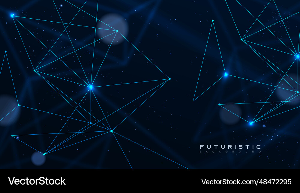 Dunkle Hintergrund mit plexus Linien abstrakt tech Dunkle Hintergrund mit plexus Linien abstrakt tech vektorbild
