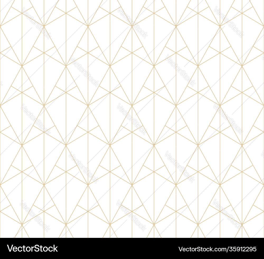 Golden lines pattern geometric seamless texture Golden lines pattern geometric seamless texture vector image