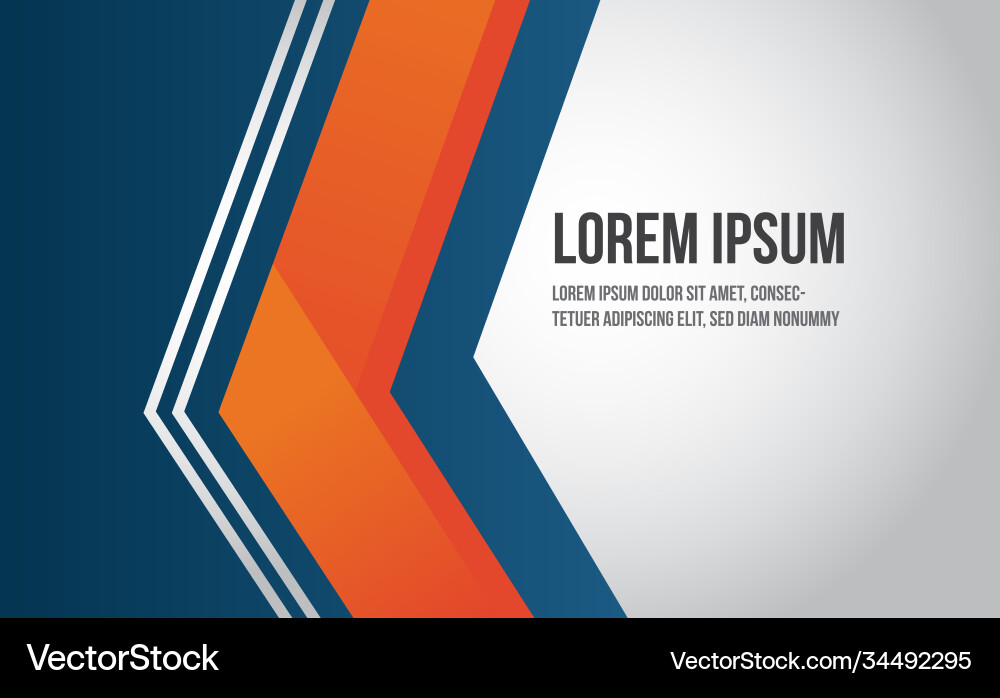Gradient minimalist geometric background Vector Image