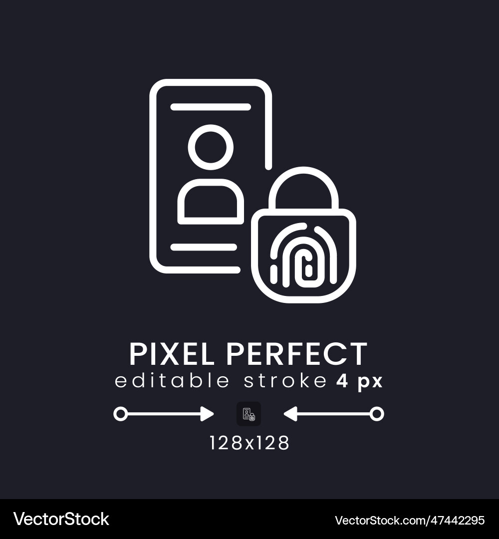 Multi-factor authentication white linear desktop Multi-factor authentication white linear desktop vector image