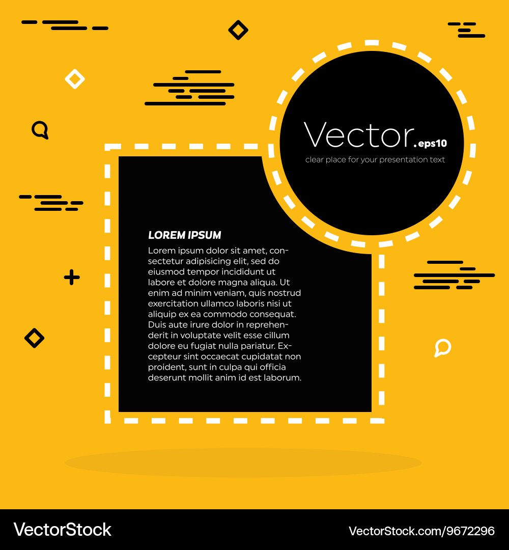 Abstract concept empty speech square quote Vector Image