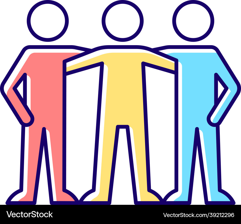 Affiliate motivation rgb color icon Affiliate motivation rgb color icon vector image