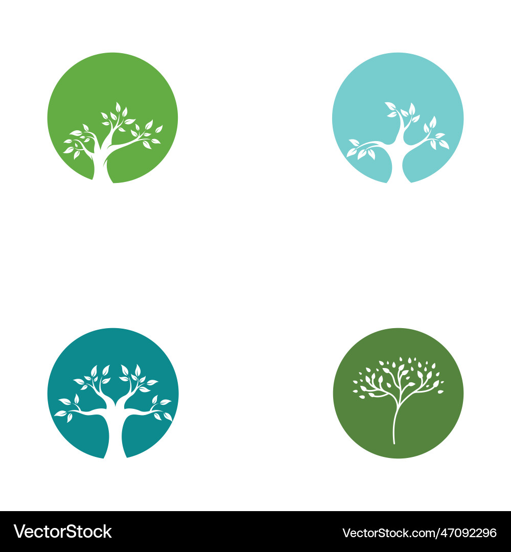 Living tree logo design mit einem Template-Konzept Living tree logo design mit einem Template-Konzept vektorbild