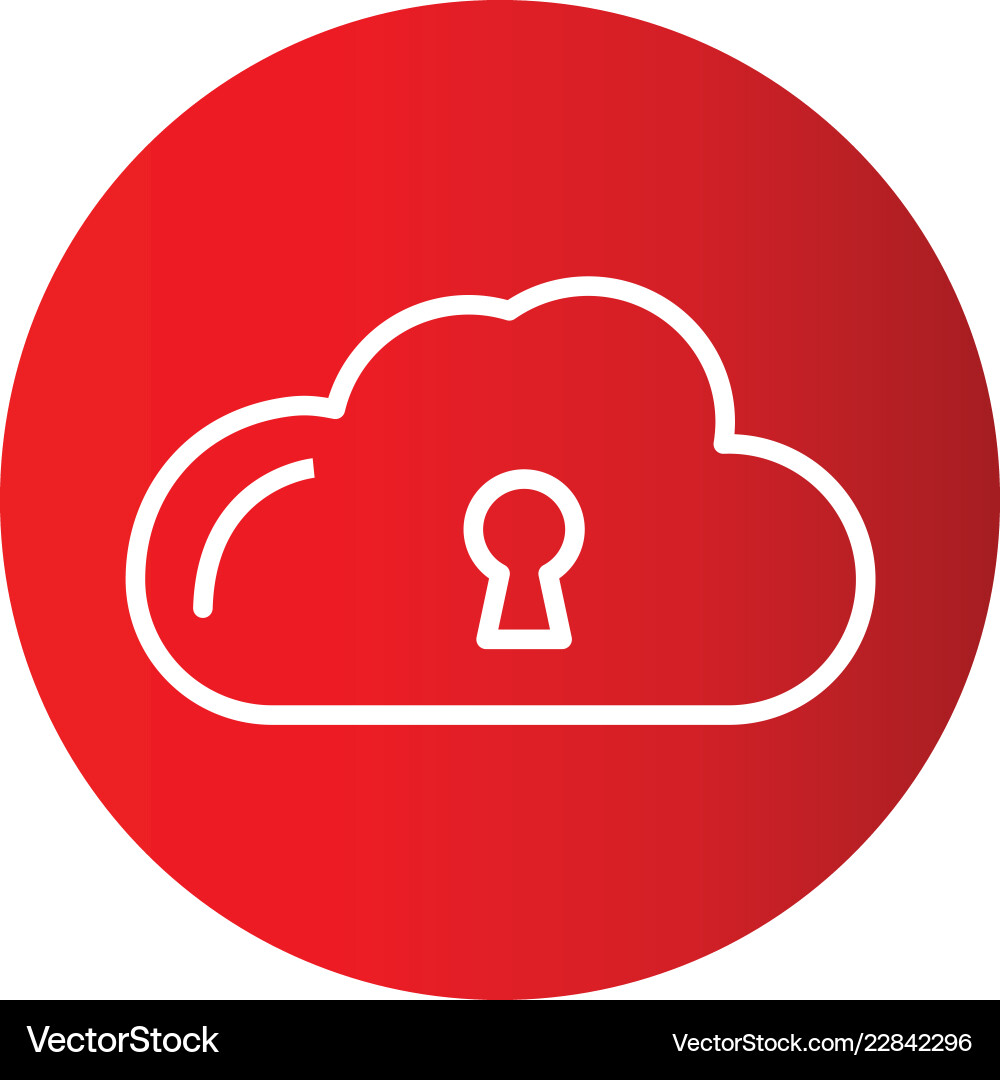 Lock icon in creative design with elements Vector Image