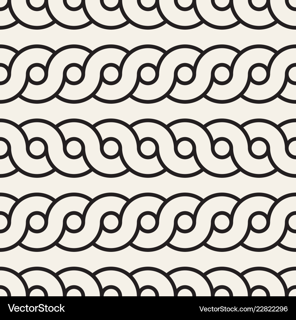 Rounded Line Pattern - Modern & Stylish vector image