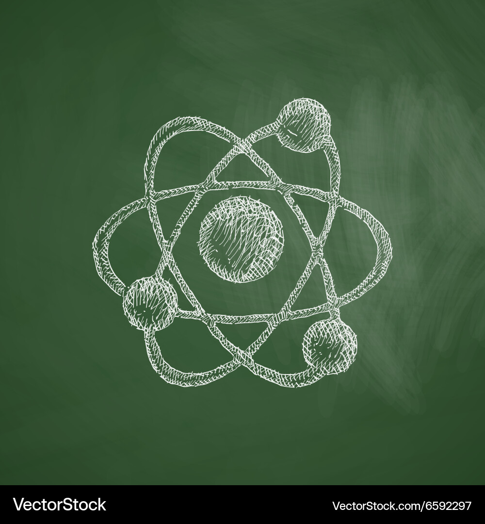 Atom icon Royalty Free Vector Image - VectorStock