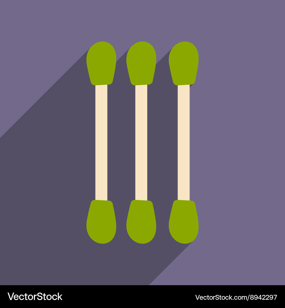 Flat with shadow icon and mobile application Vector Image
