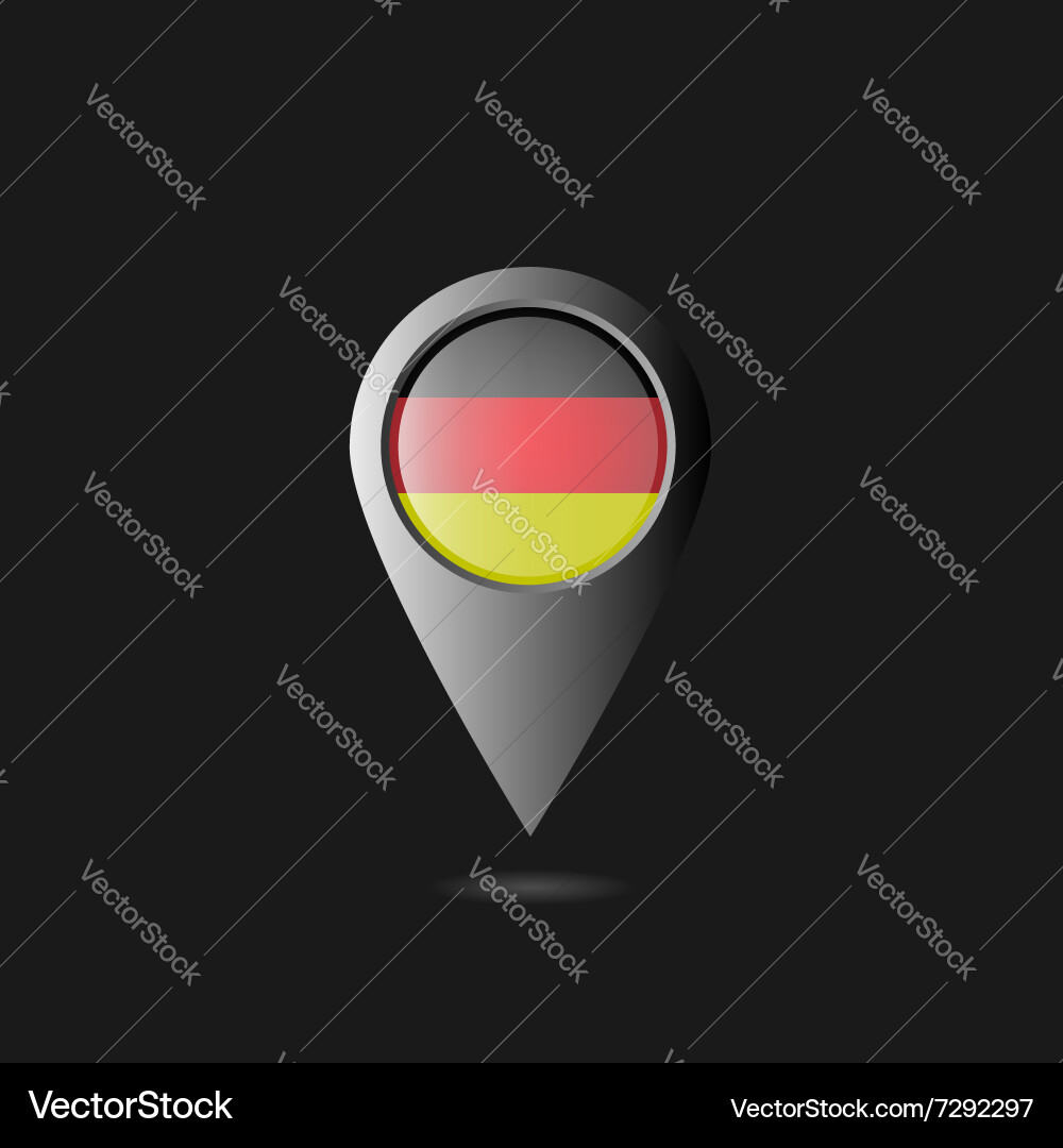 Germany flag pointer Vector Image