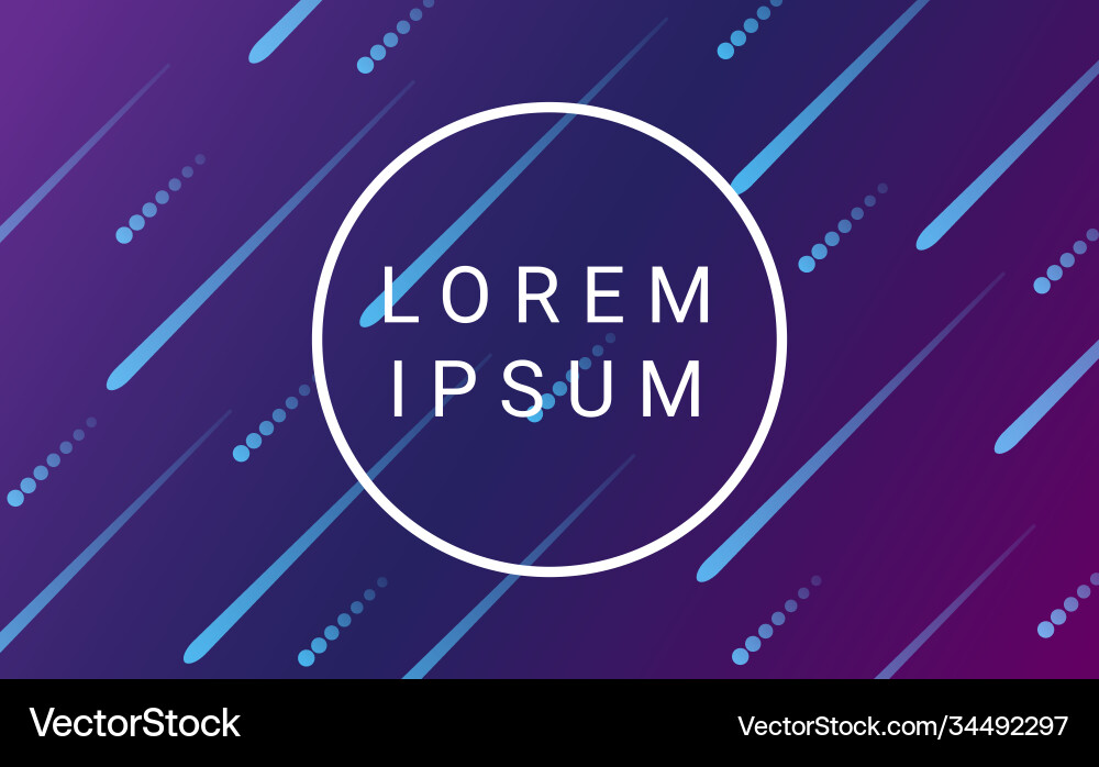Gradient minimalist geometric background Vector Image