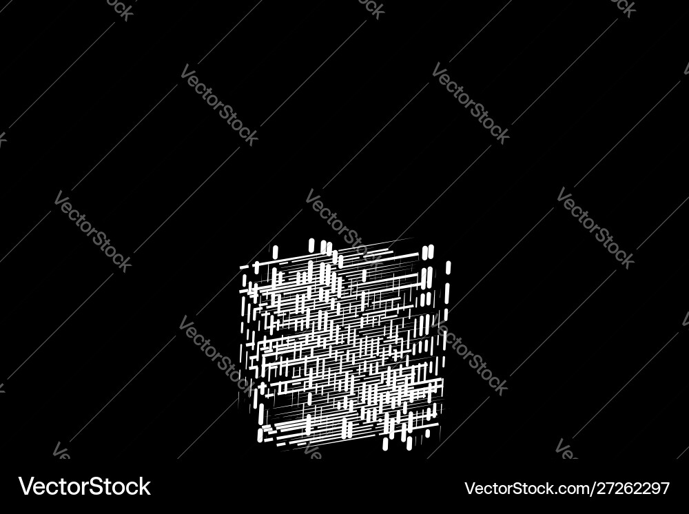 Grid mesh abstract geometric pattern segmented Vector Image