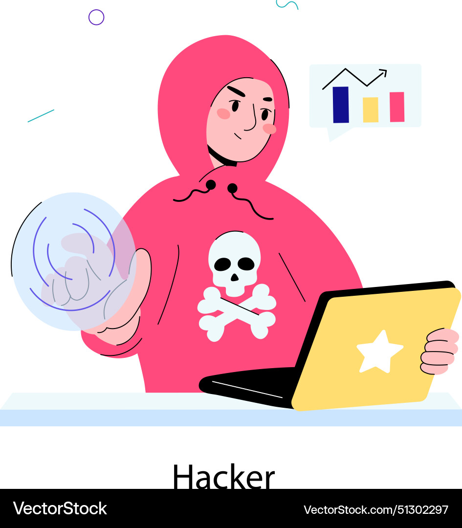Hacker Vector Image