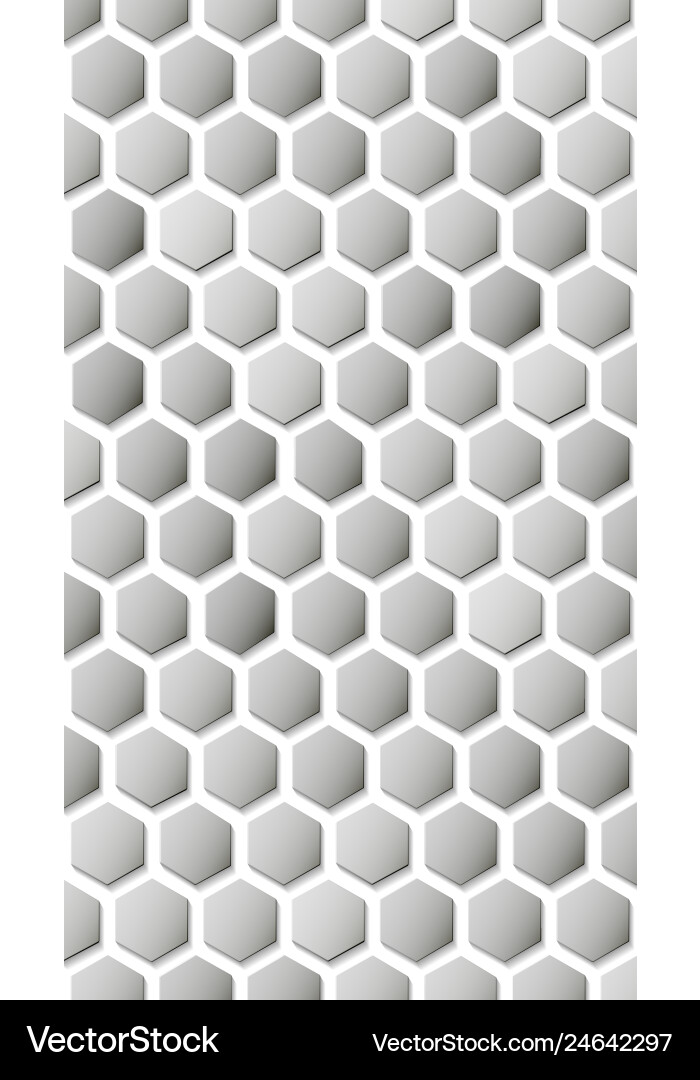 Hexagon texture hexagonal grid repeat pattern Hexagon texture hexagonal grid repeat pattern vector image