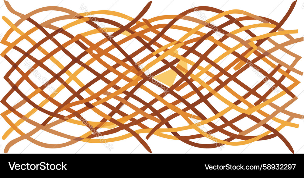 Intricate Rope Netting Pattern Vector Image