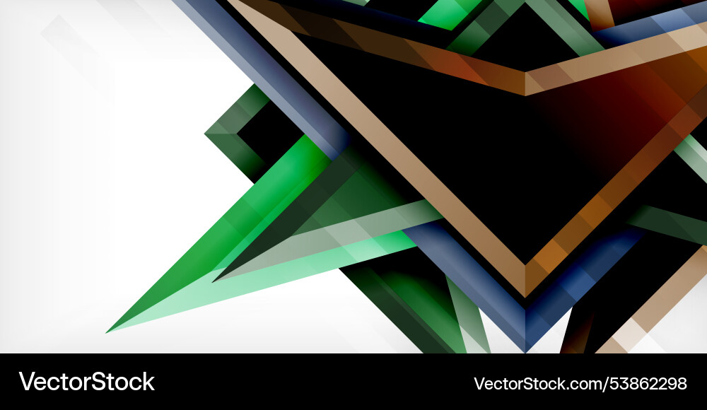 Abstract background color triangles and arrows Abstract background color triangles and arrows Vector Image