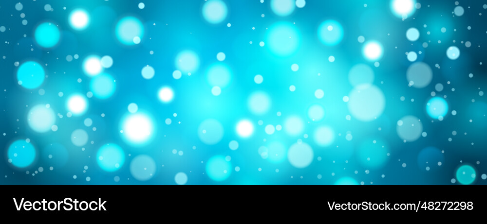 Abstract background with bokeh effect vector image