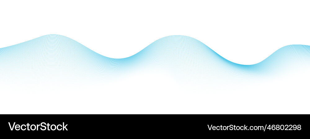 Blue wave line gradient background abstract Blue wave line gradient background abstract vector image