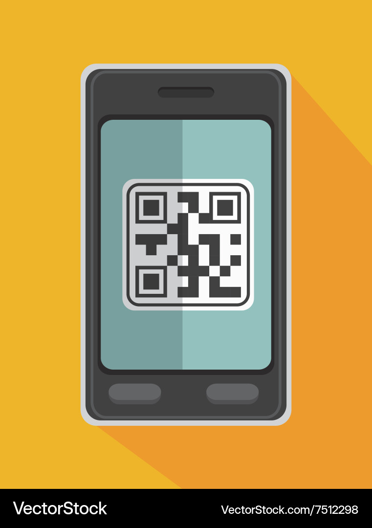Digital code design vector image