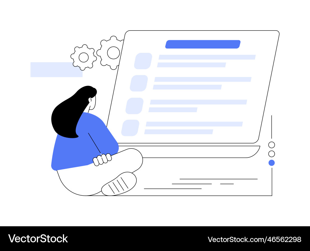 Identity guidelines abstract concept Identity guidelines abstract concept Vector Image