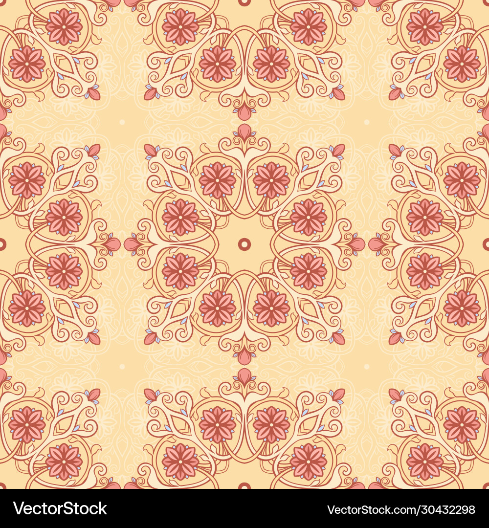 Retro orange pattern Retro orange pattern vector image
