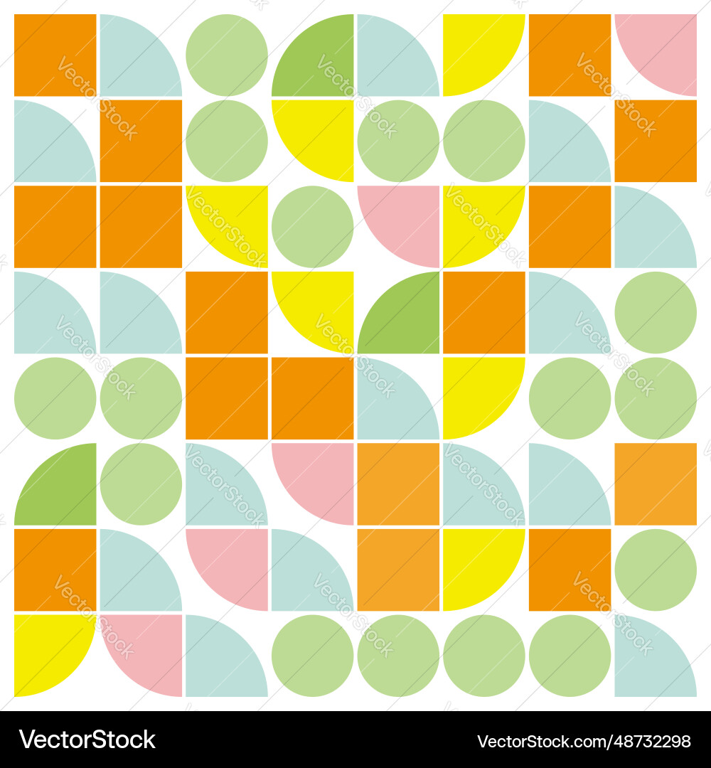 Seamless pattern with colorful circles on a white Seamless pattern with colorful circles on a white Vector Image
