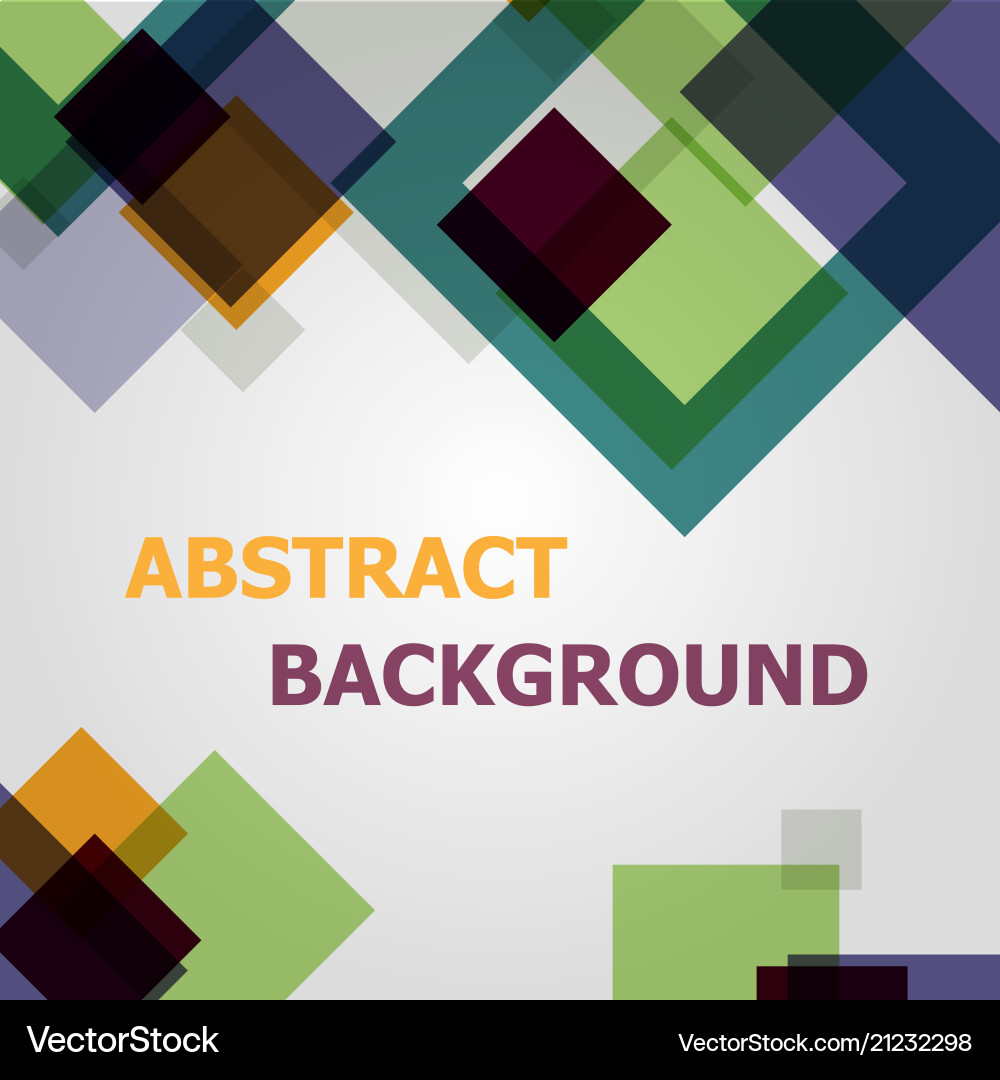 Square geometric pattern design background Vector Image