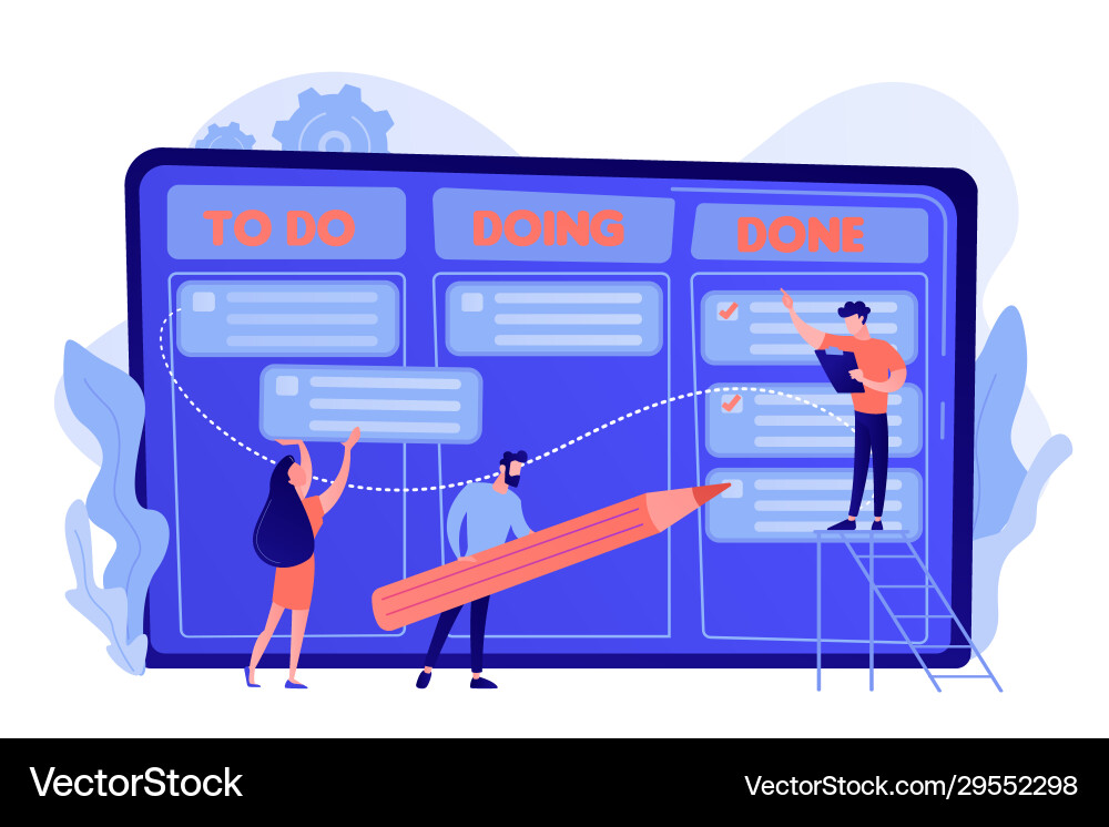 Task management concept Task management concept vector image