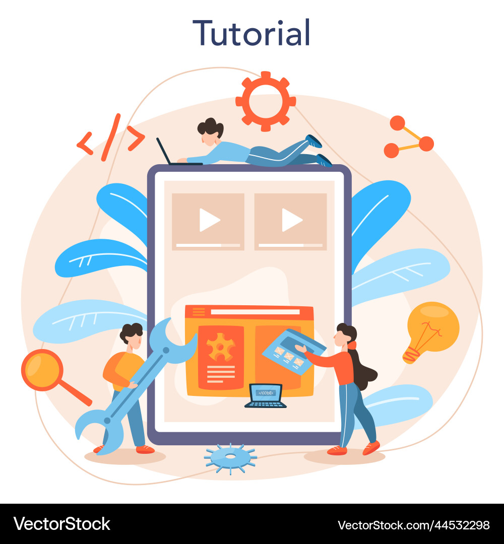 Ux ui designer online service or platform app Ux ui designer online service or platform app vector image