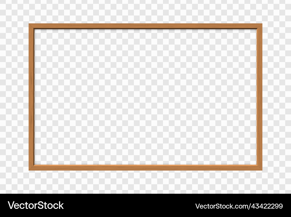3D realistische Holzrahmen-Mockup 3D realistische Holzrahmen-Mockup vektorbild