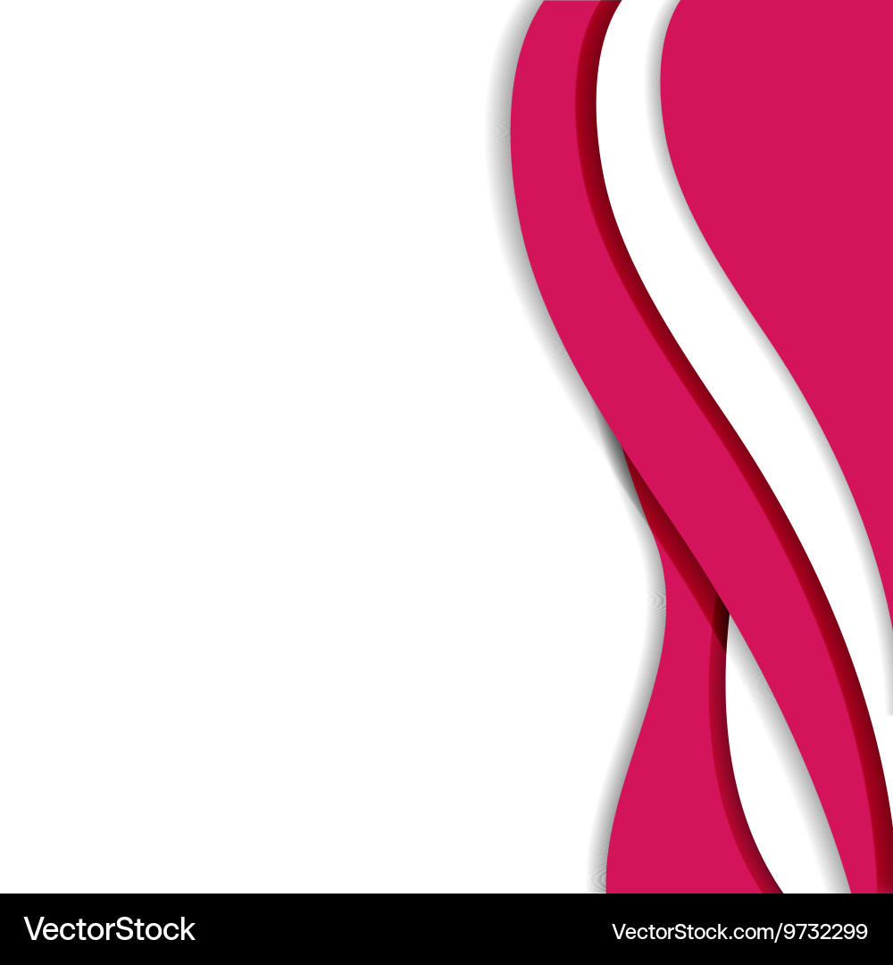 Abstract background with pink waves – Royalty-Free Vector | VectorStock