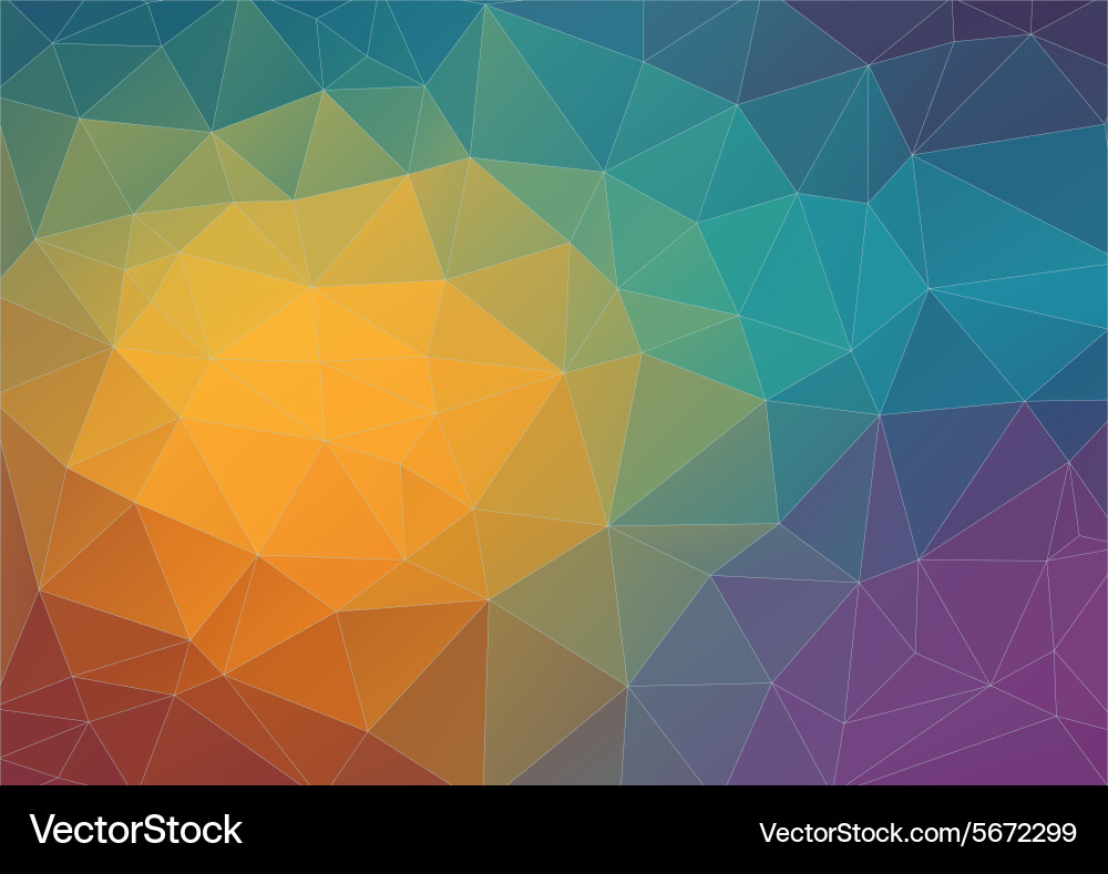 Abstract composition with triangle shapes vector image