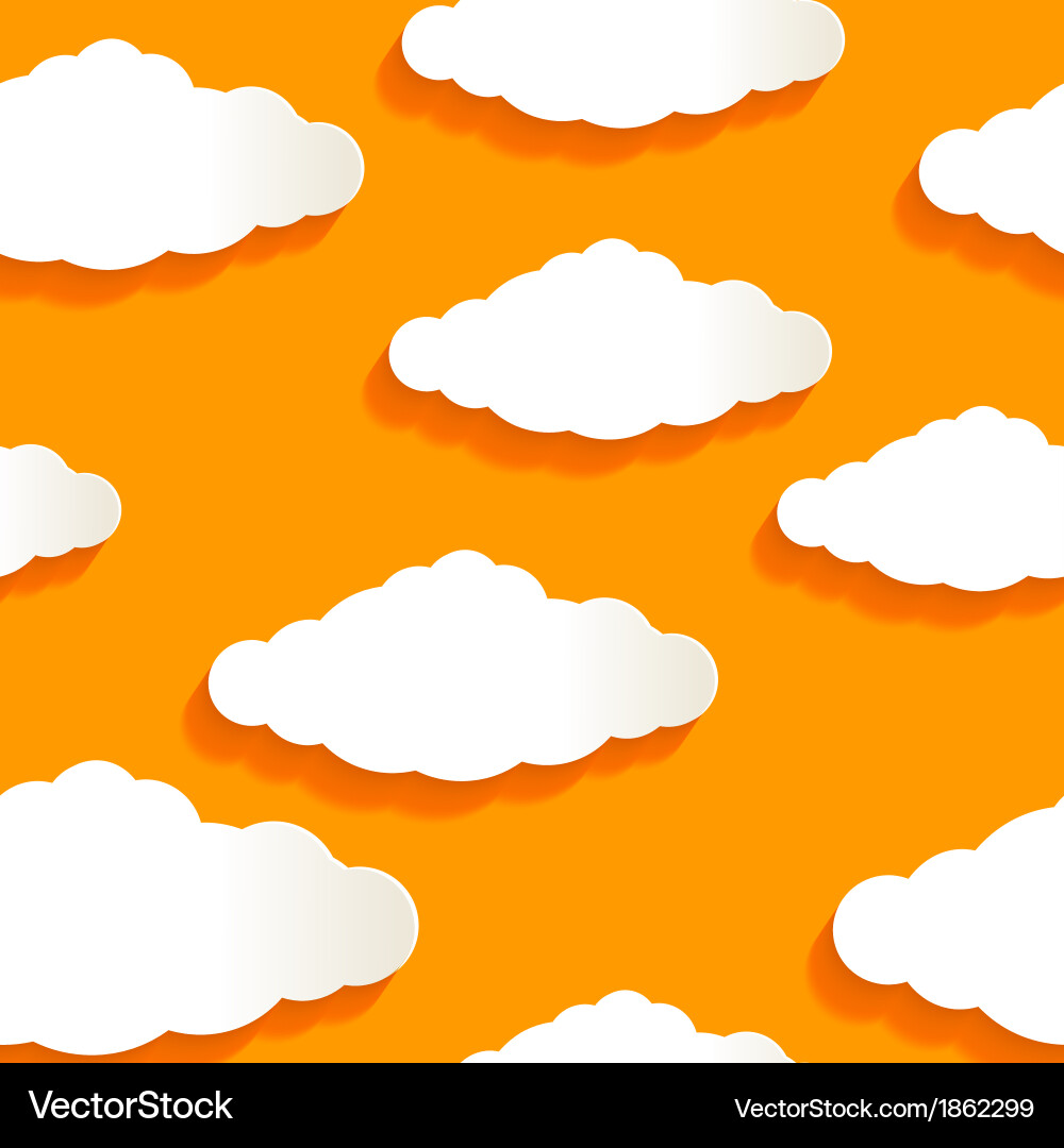 Cloud Texture Seamless Pattern Royalty Free Vector Image