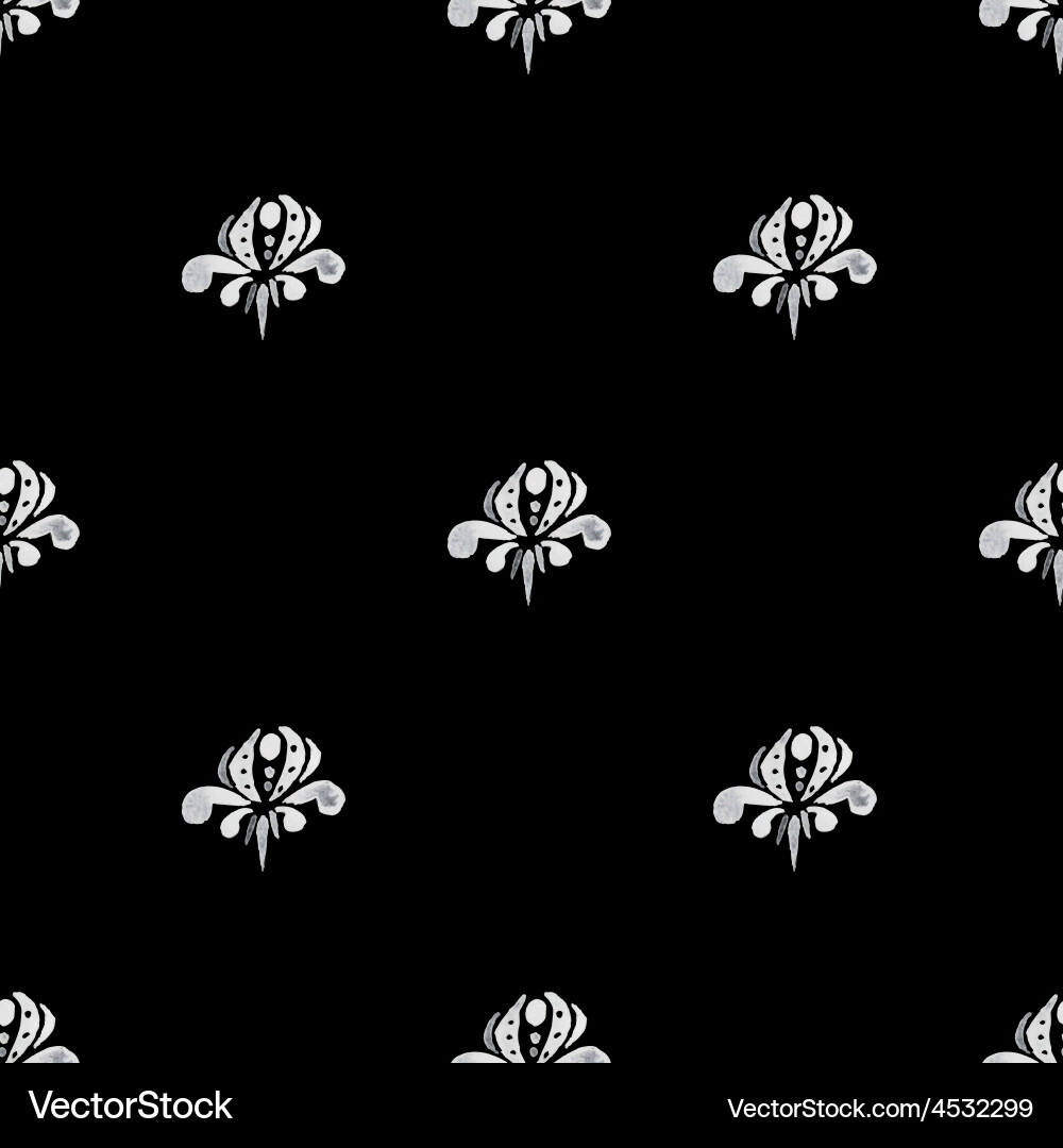 Damask seamless pattern vector image