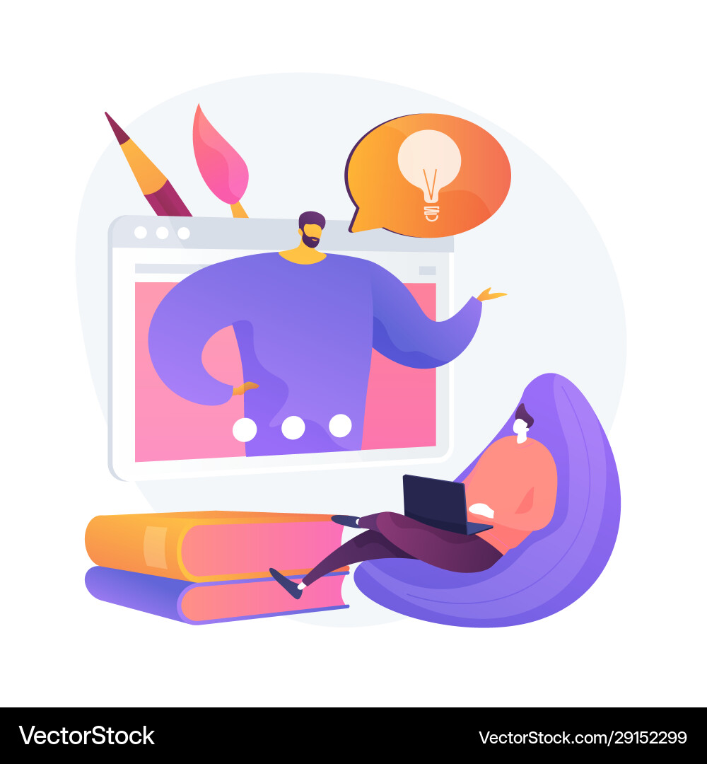 Digital Art Learning & Tips Vector Image