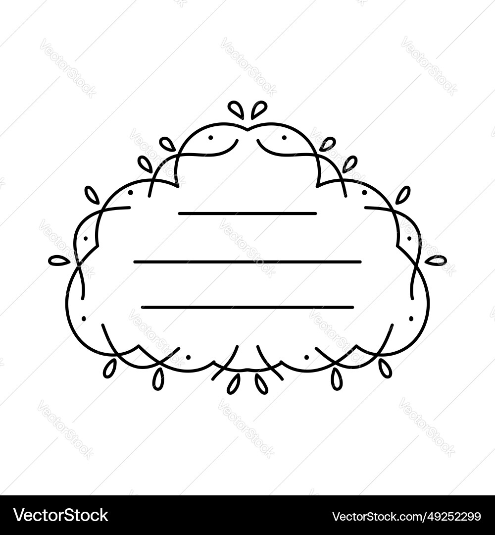 Frame with a pattern black the print is used Frame with a pattern black the print is used vector image