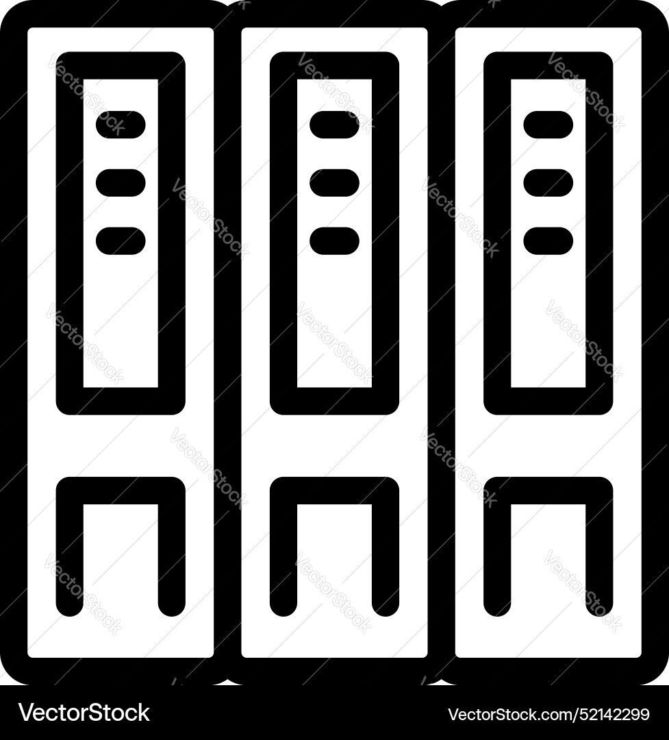 Office folder system storing organizing files Office folder system storing organizing files Vector Image