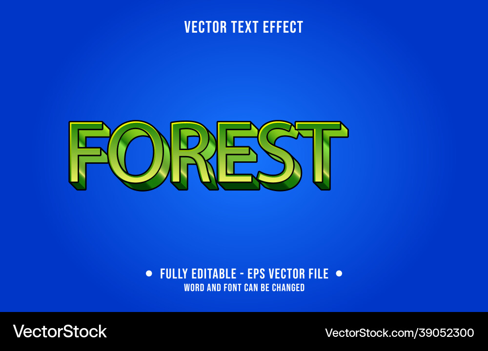Editable text effect gradient style for digital Editable text effect gradient style for digital vector image