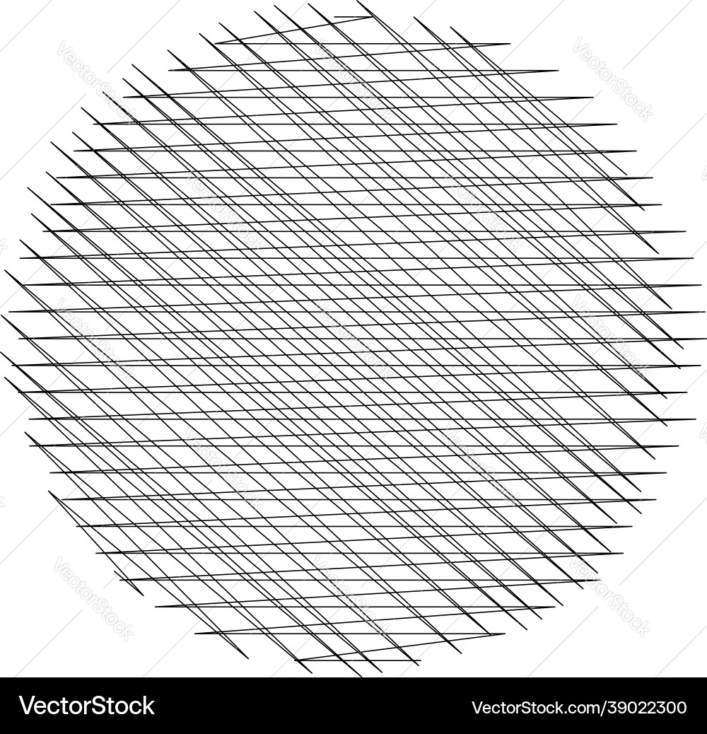 Geometric crisscross zigzag edgy lines element Geometric crisscross zigzag edgy lines element vector image