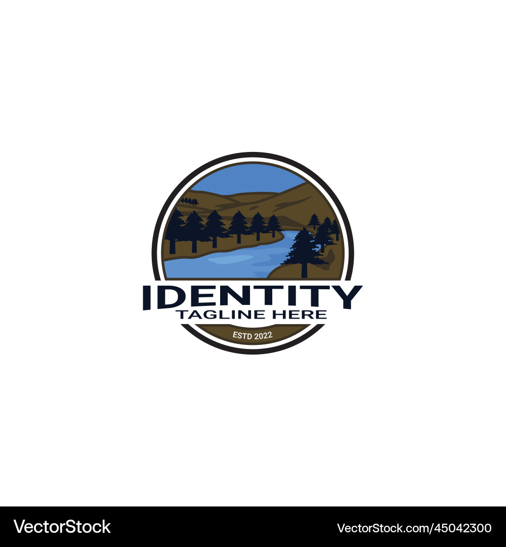 Landscape logo image Landscape logo image vector image