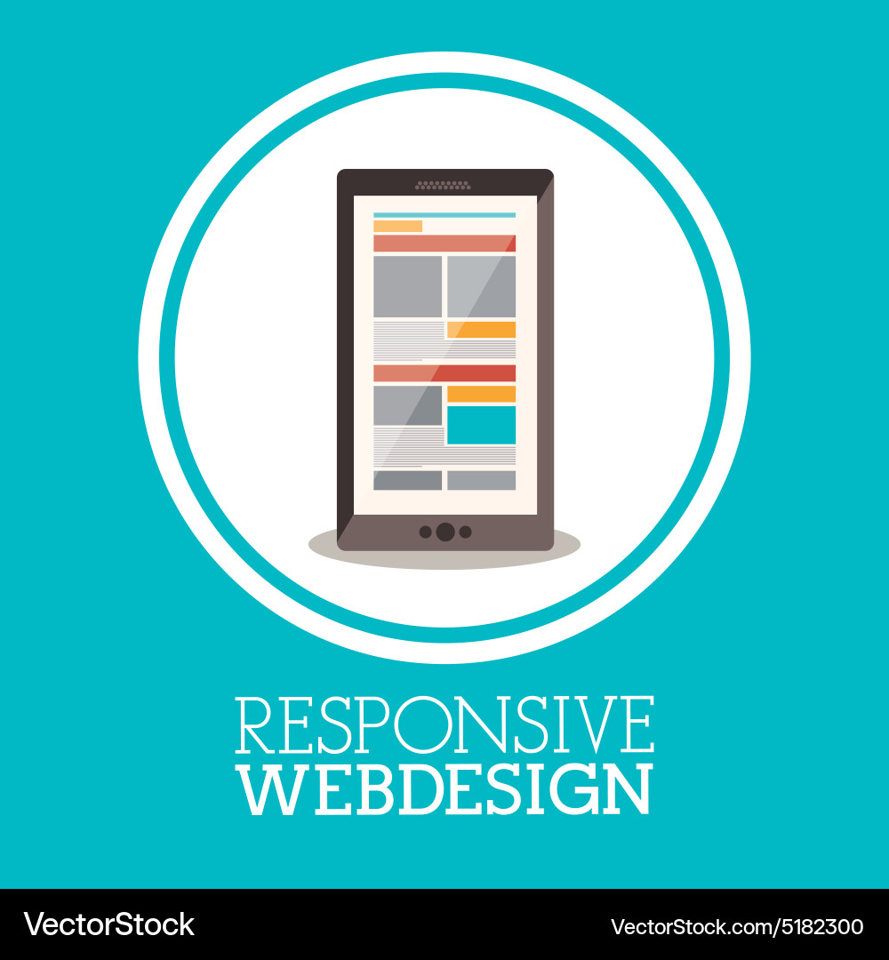 Responsive web design vector image
