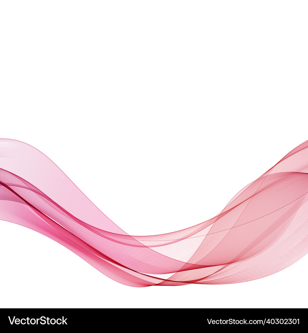 Abstract wave red wavy lines design element eps Abstract wave red wavy lines design element eps vector image