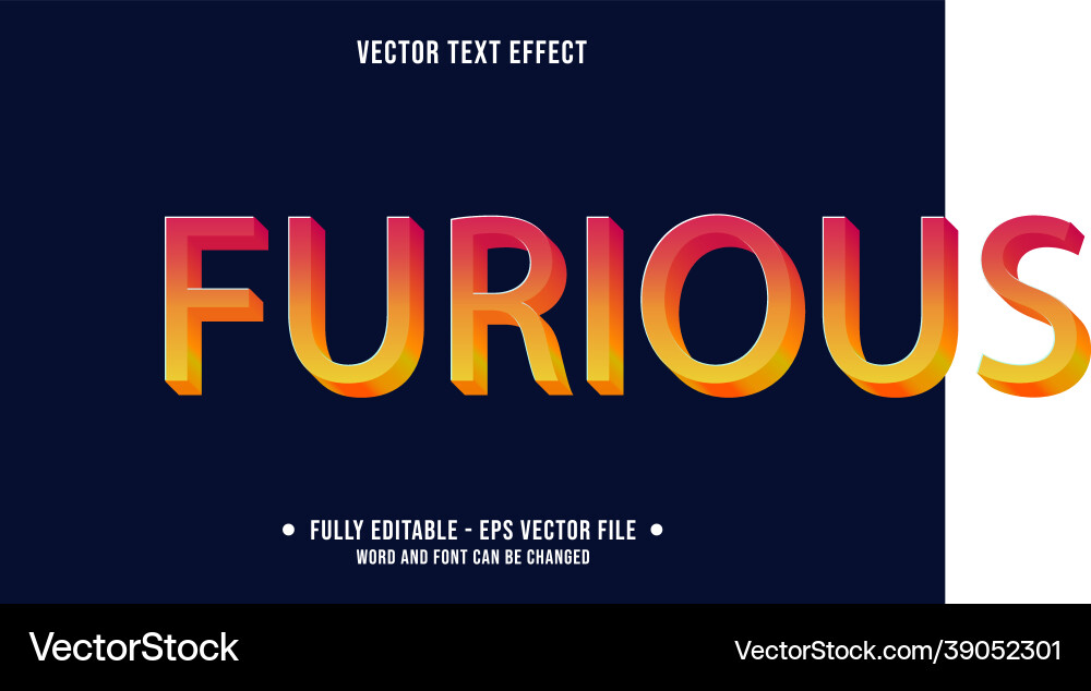 Editable text effect gradient style for digital Editable text effect gradient style for digital vector image