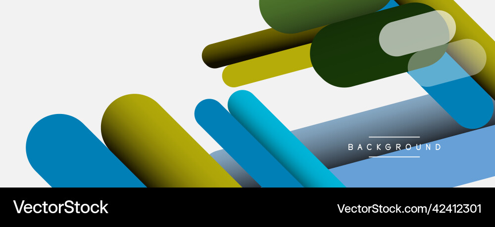 Overlapping runde Formen und Linien Hintergrund Overlapping runde Formen und Linien Hintergrund Vektorbild