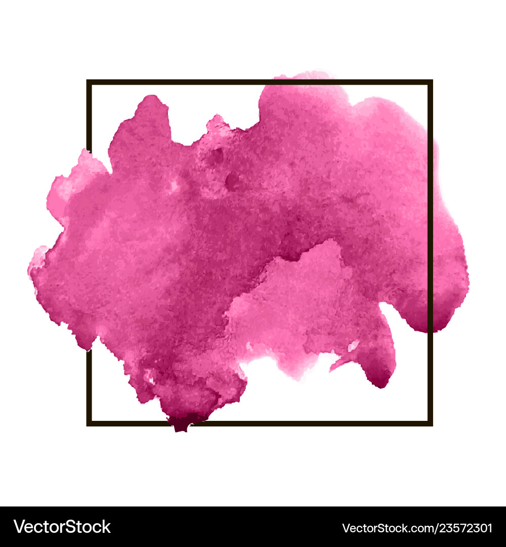 Pink watercolor background Royalty Free Vector Image