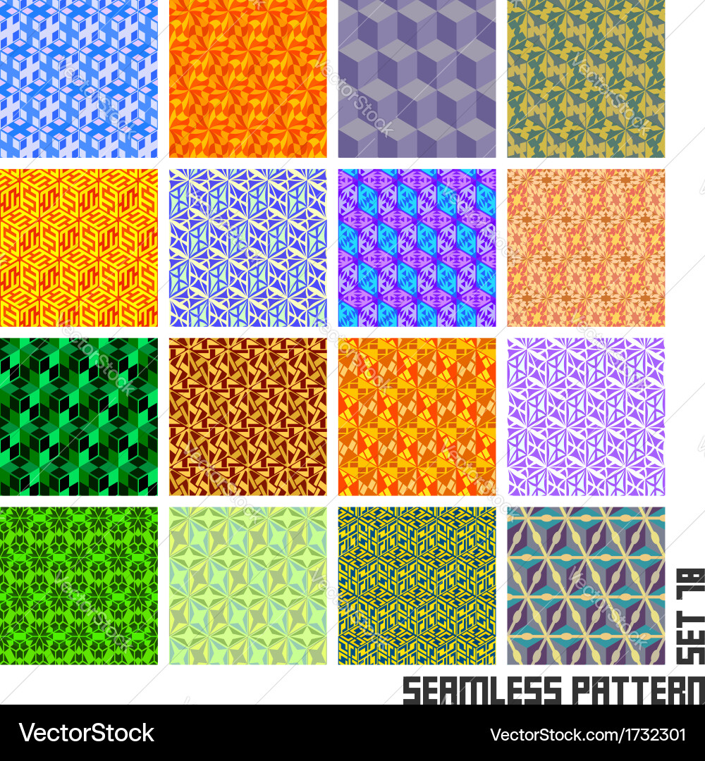 Seamless Geometric Pattern Vector Image