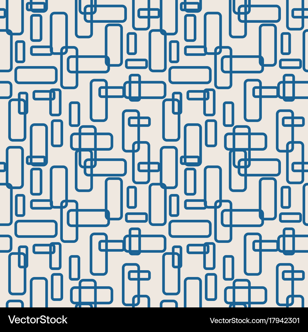 Seamless geometry linear abstract background Vector Image
