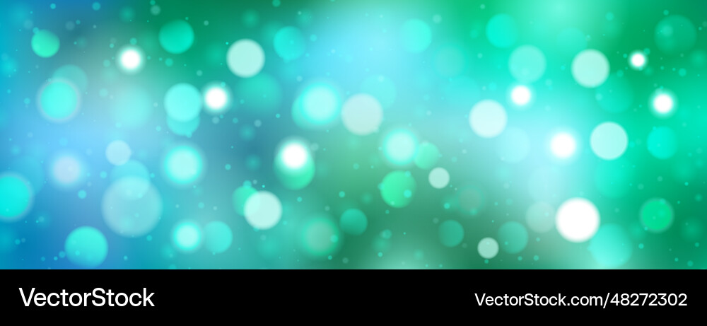 Abstract background with bokeh effect vector image