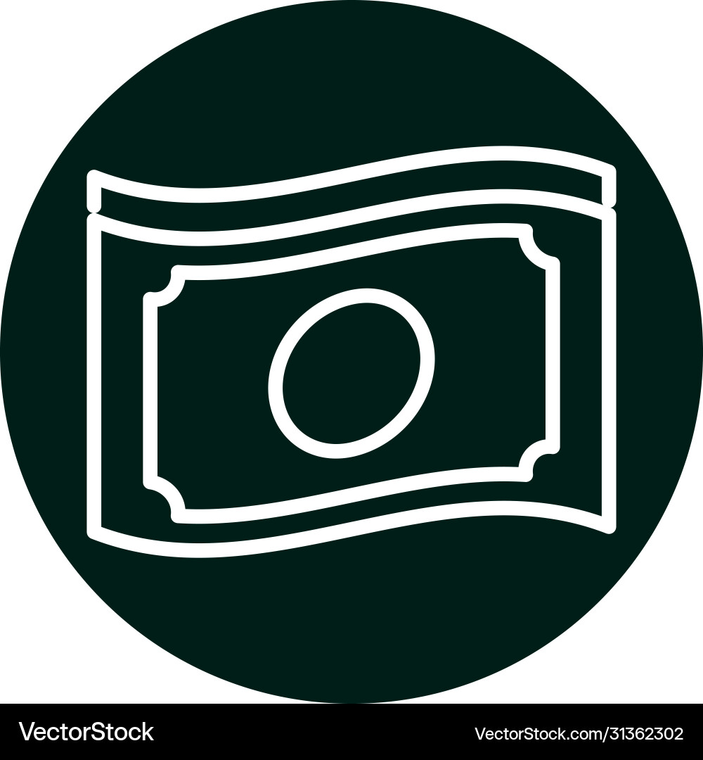 Bill block and line style icon design vector image