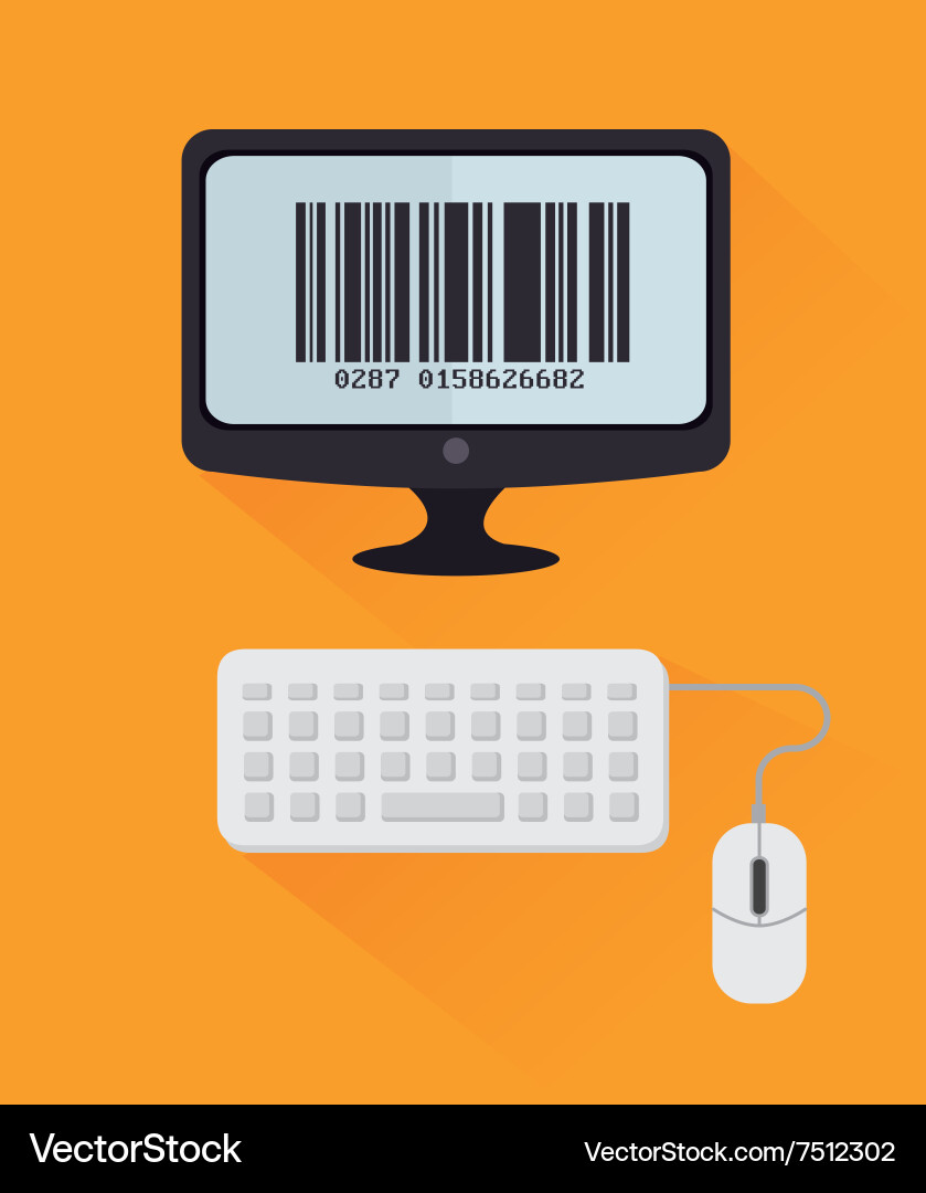 Code bar design Vector Image