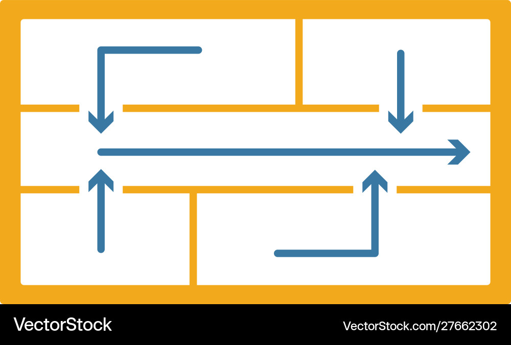 Evacuation scheme icon simple flat element from Evacuation scheme icon simple flat element from vector image
